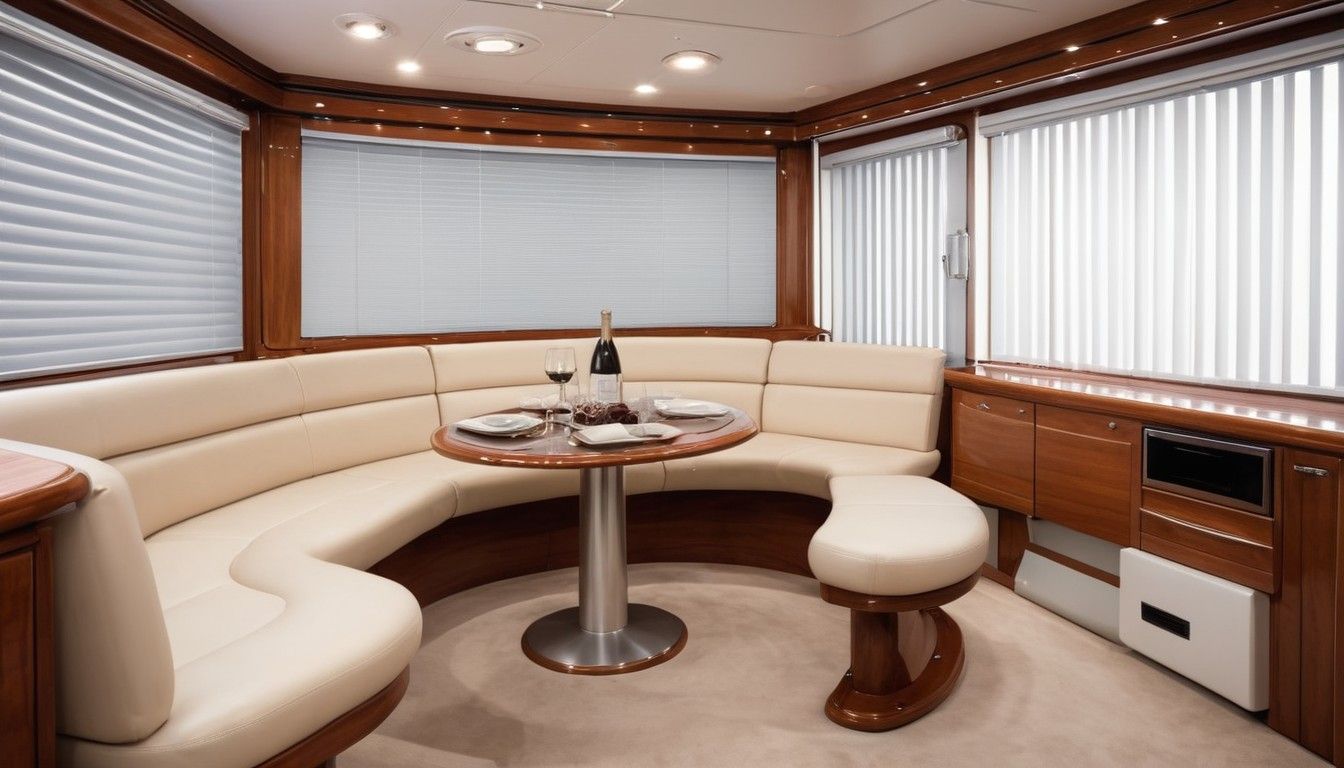 All About Yachts - Σκίαση για το σκάφος : Στόρια, Περσίδες, Ρολοκουρτίνες