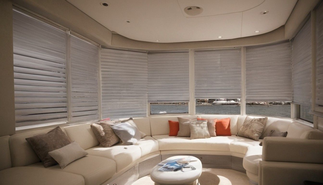 All About Yachts - Σκίαση για το σκάφος : Στόρια, Περσίδες, Ρολοκουρτίνες